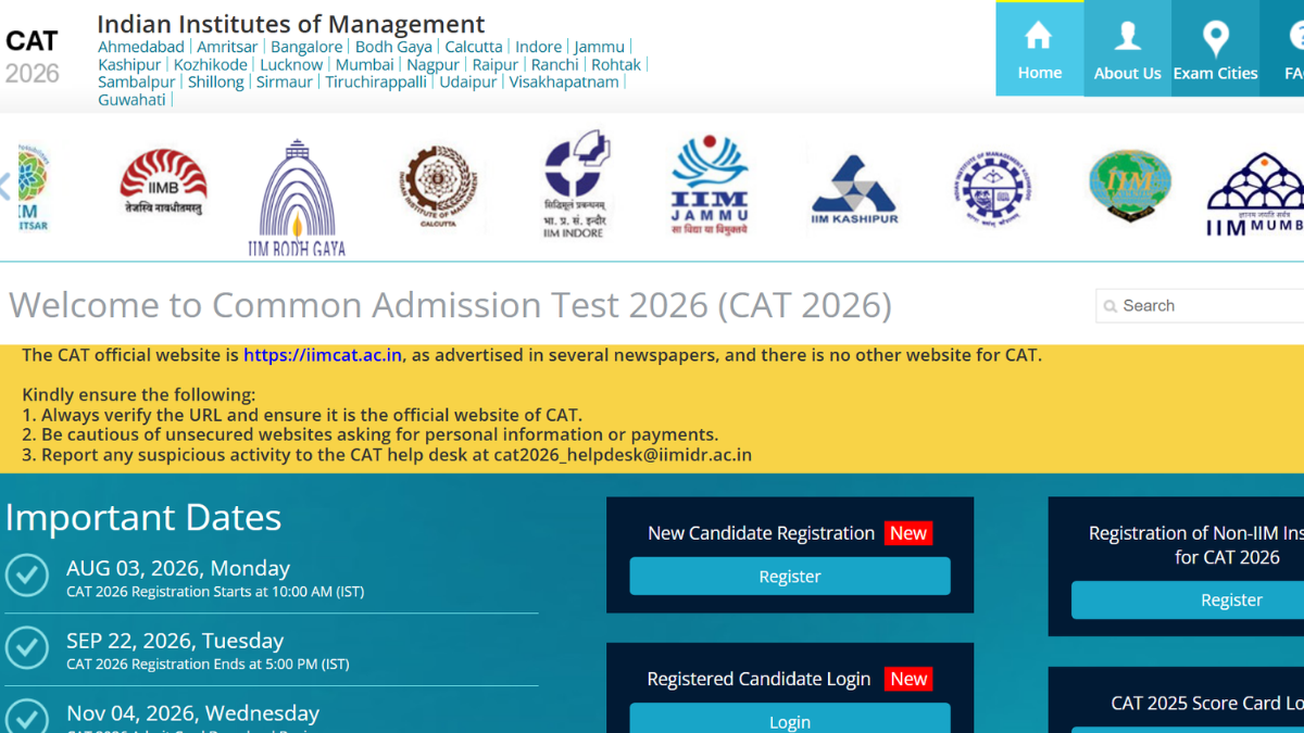 CAT 2026 registration closes today: Check revised schedule and application details - India Today