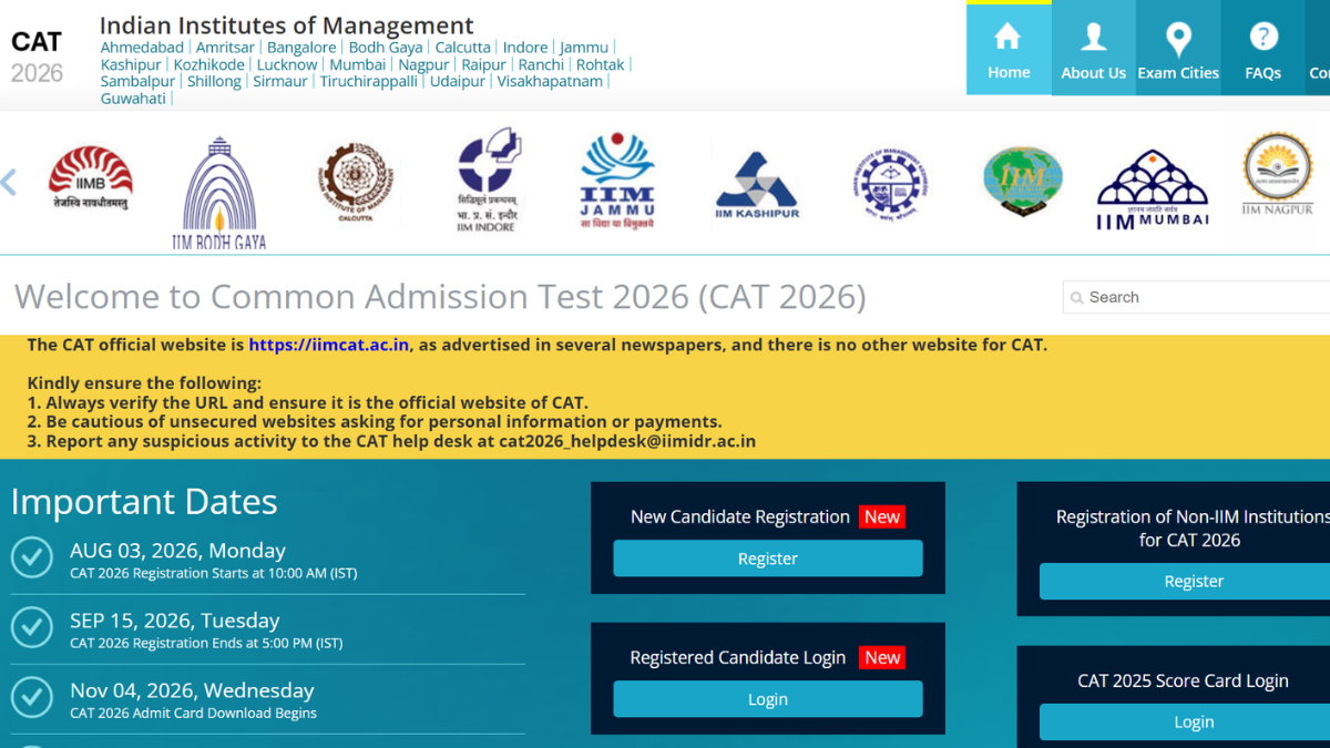 CAT 2026 registration closes tomorrow: Check direct link and application details here - India Today
