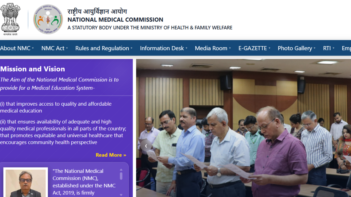 NMC reopens Eligibility Certificate application window, check October 7 deadline - India Today
