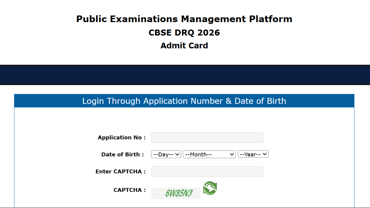 CBSE DRQ Tier II Admit Card 2026 download