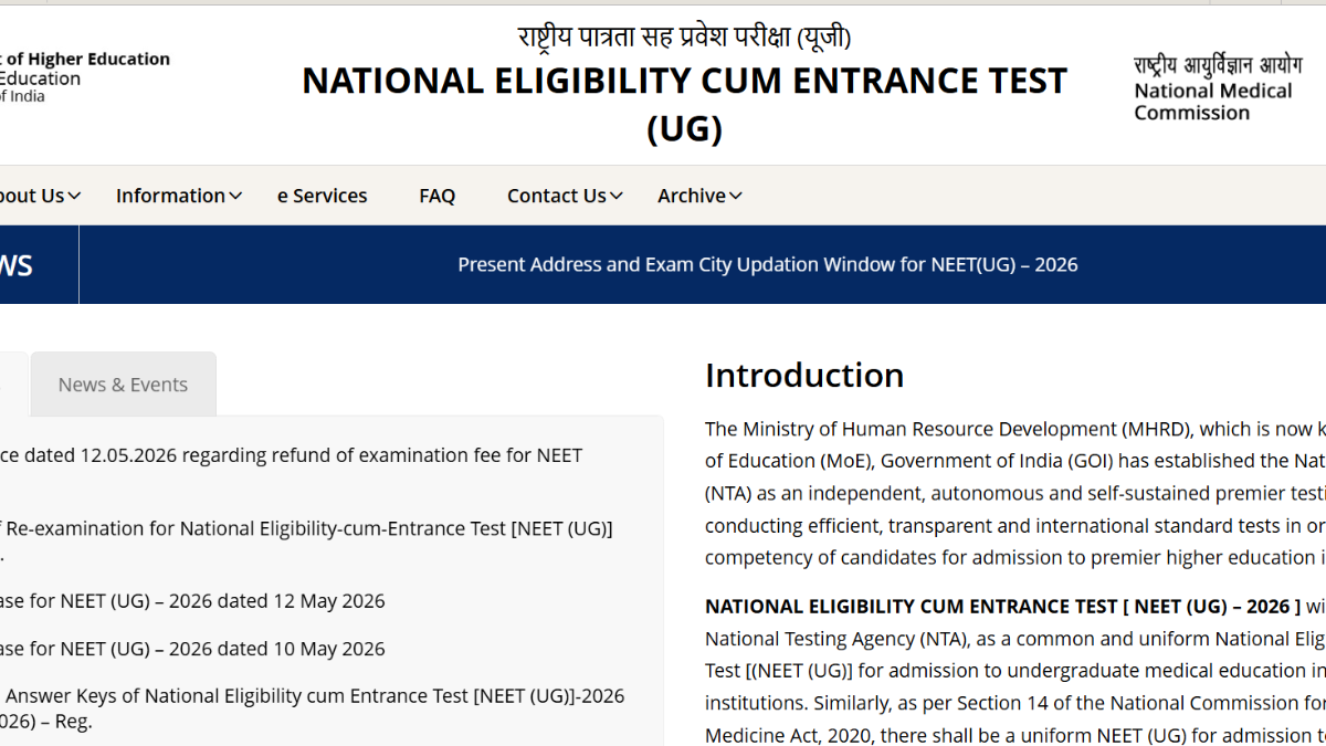 NEET UG counselling 2026: MCC issues advisory for registration, asks candidates to watch official video guide - India Today