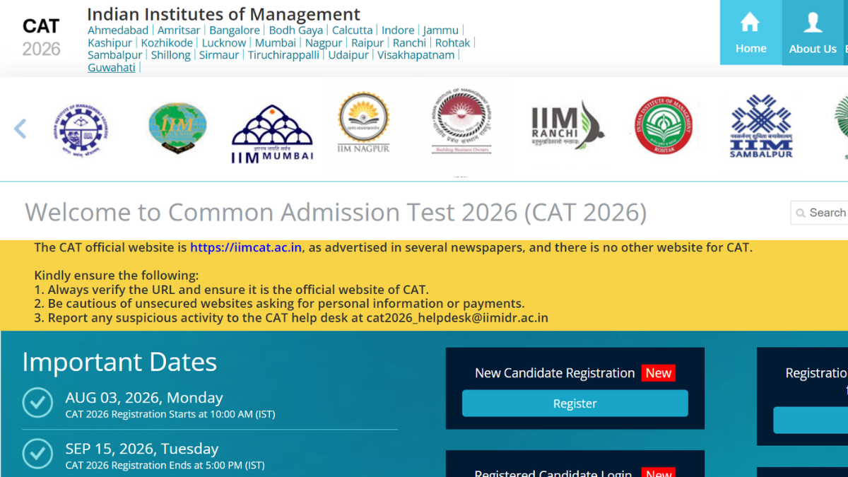 CAT 2026 registration begins at iimcat.ac.in: Apply by September 15 - India Today